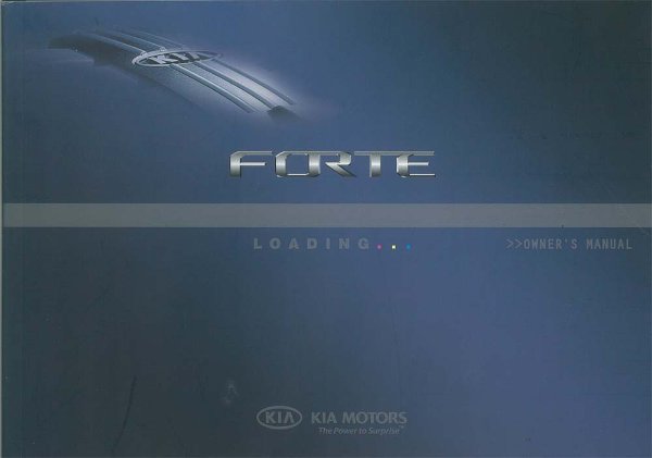 2011 Kia Forte Owner's Manual