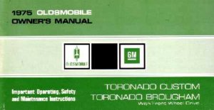 1975 Oldsmobile Toronado Custom & Brougham Owner's Manual