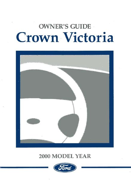 2000 Ford Crown Victoria Owner's Manual