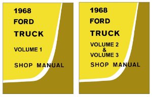 1968 Ford Truck F-100, F-250, F-350 Factory Shop Service Manual