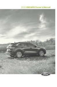 2020 Ford Escape Owner's Manual
