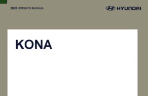 2020 Hyundai Kona Owner's Manual