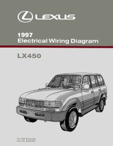 1997 Lexus LX 450 Wiring Diagrams Manual