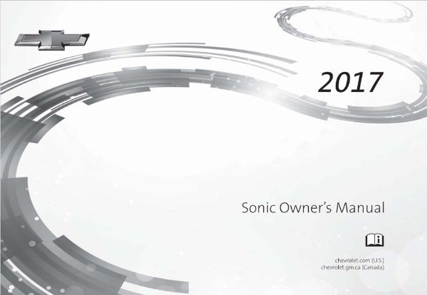 2017 Chevrolet Sonic Owner's Manual