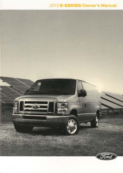 2013 Ford E-Series Owner's Manual