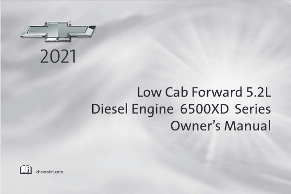 2021 Chevrolet LOW CAB Owner's Manual