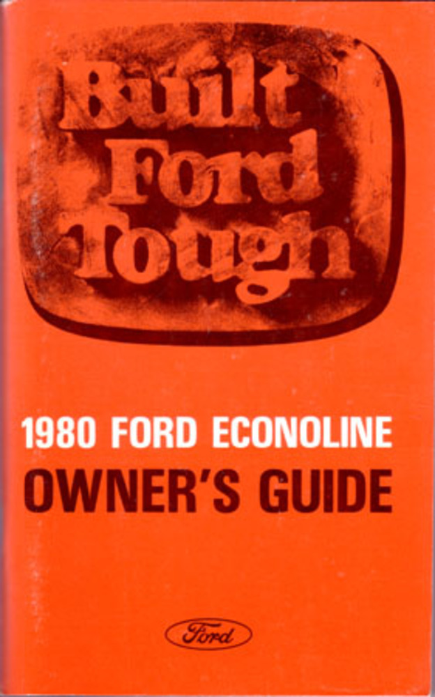 1980 Ford Econoline Owner's Manual