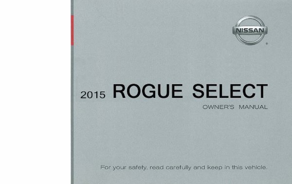 2015 Nissan Rogue Select Owner's Manual
