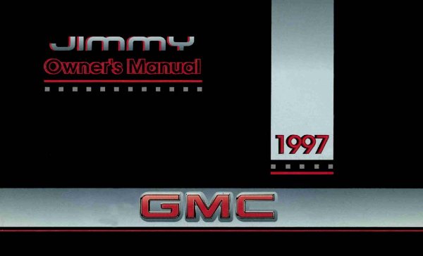 1997 GMC Jimmy Owner's Manual