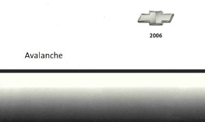 2006 Chevrolet Avalanche Owner's Manual