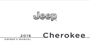 2016 Jeep Cherokee Owner's Manual