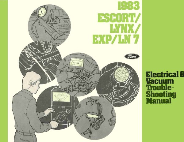 1983 Ford Escort, EXP, Lynx, LN7 Wiring Diagrams Manual